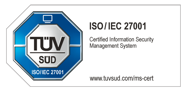 ISO 27001 english mark of conformity